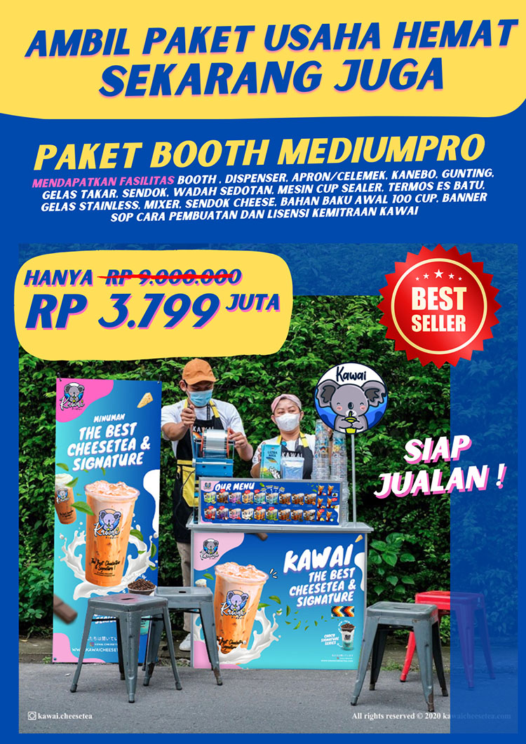 Kemitraan / Peluang Bisnis Minuman Teh Keju Taiwan Kawai Kemitraan / Peluang Bisnis Minuman Teh Keju Taiwan Kawai
