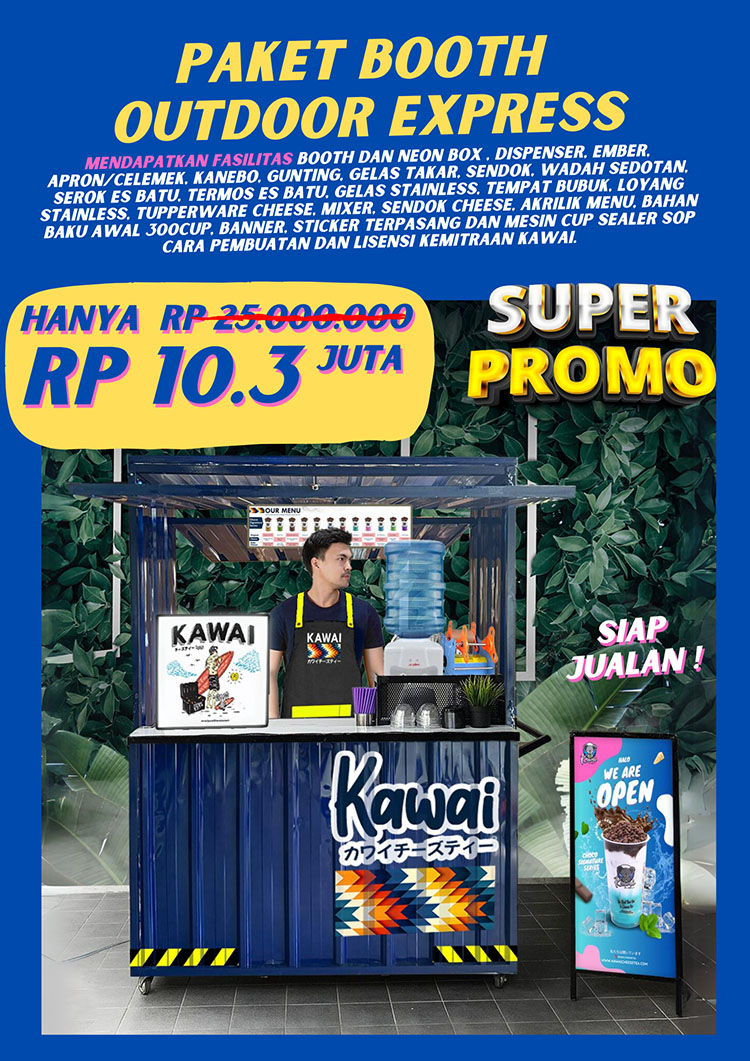 Kemitraan / Peluang Bisnis Minuman Teh Keju Taiwan Kawai Kemitraan / Peluang Bisnis Minuman Teh Keju Taiwan Kawai