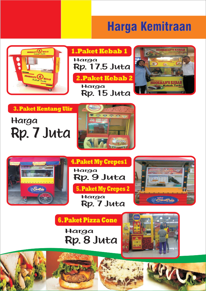 Daftar Franchise Kebab Indonesia Terlaris 2021 5 Franchise Noormans Kebab, Kebab Turki | Peluang Bisnis Kebab Fast Foo - Waralaba Ku