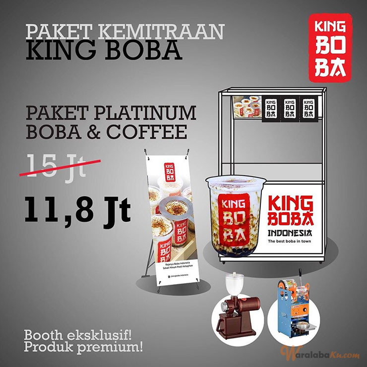 Franchise King Boba ~ Peluang Bisnis Minuman Brown Sugar Boba