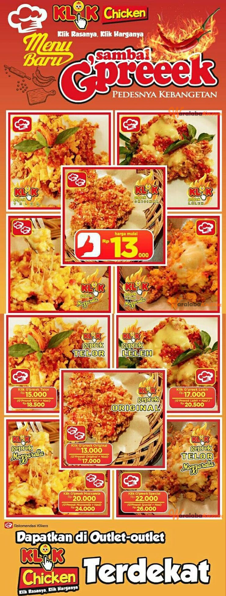 Franchise Klik Chicken Peluang Usaha Makanan Waralaba Ku