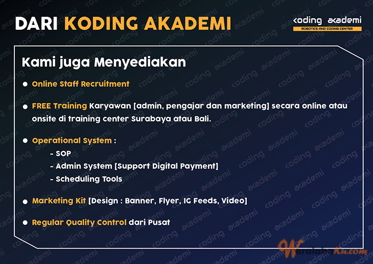 Partnership Peluang Usaha Koding Akademi