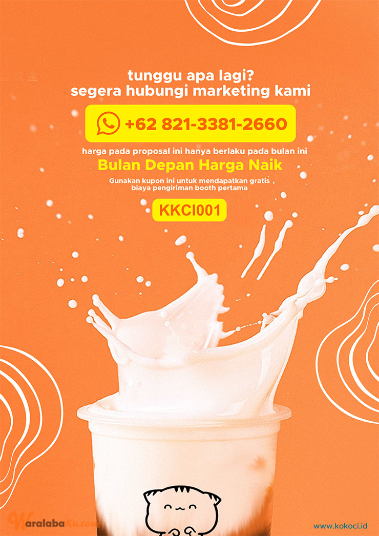 Franchise Peluang Usaha Minuman Kokoci Bubble Drink - Kokoci Taiwanesse Boba