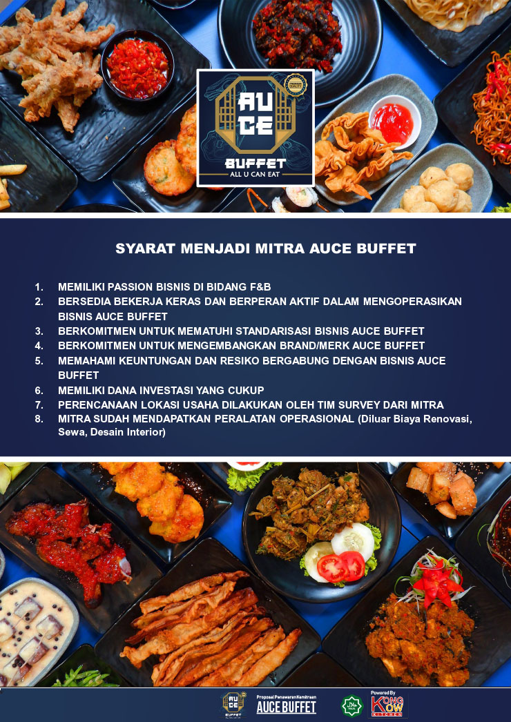 Kemitraan Peluang Bisnis Buffet All You Can Eat Auce Kongkow