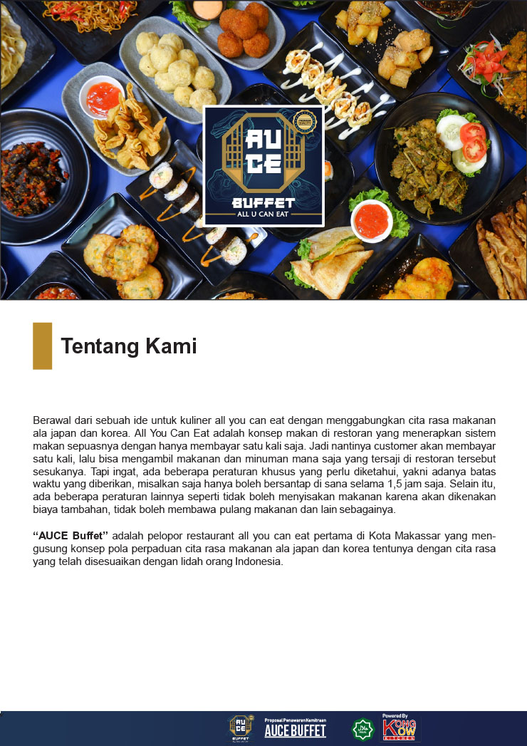 Kemitraan Peluang Bisnis Buffet All You Can Eat Auce Kongkow