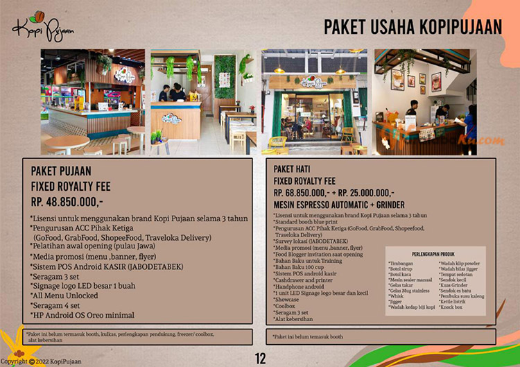 Franchise Peluang Usaha Kedai Kopi