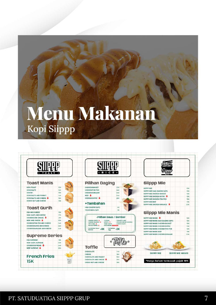 Kemitraan / Peluang Bisnis Cafe Murah, Toast, Mie, Snack, Kopi Siippp
