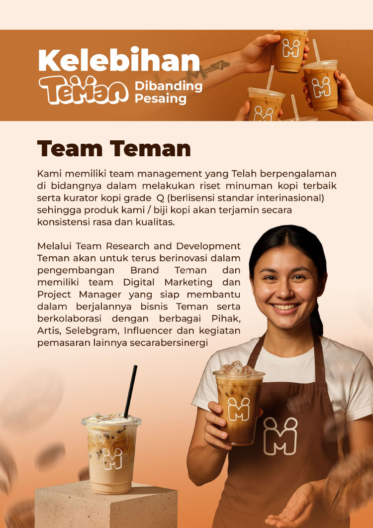 Kemitraan / Peluang Bisnis Autopilot Toko Kopi Teman Coffee To Go