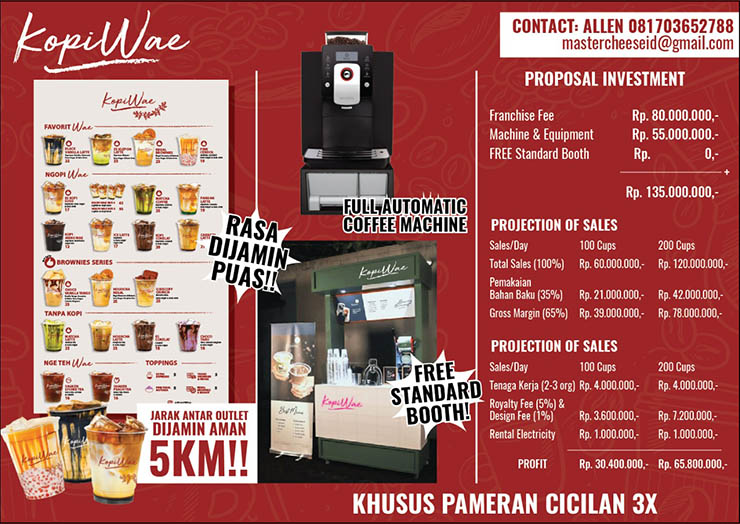 Franchise Peluang Usaha Cafe Kopi Wae