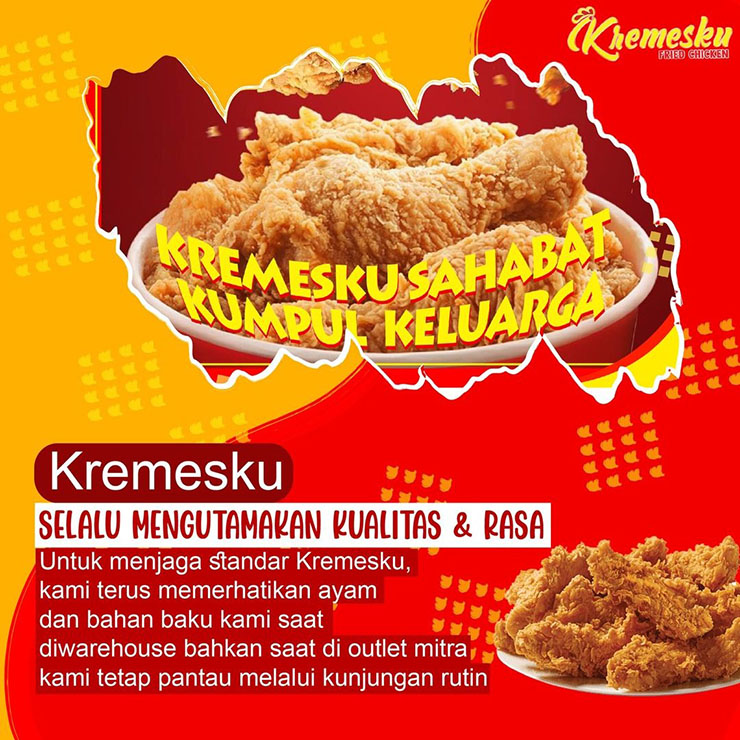 Kemitraan Peluang Bisnis Ayam Goreng Kremesan Kremesku