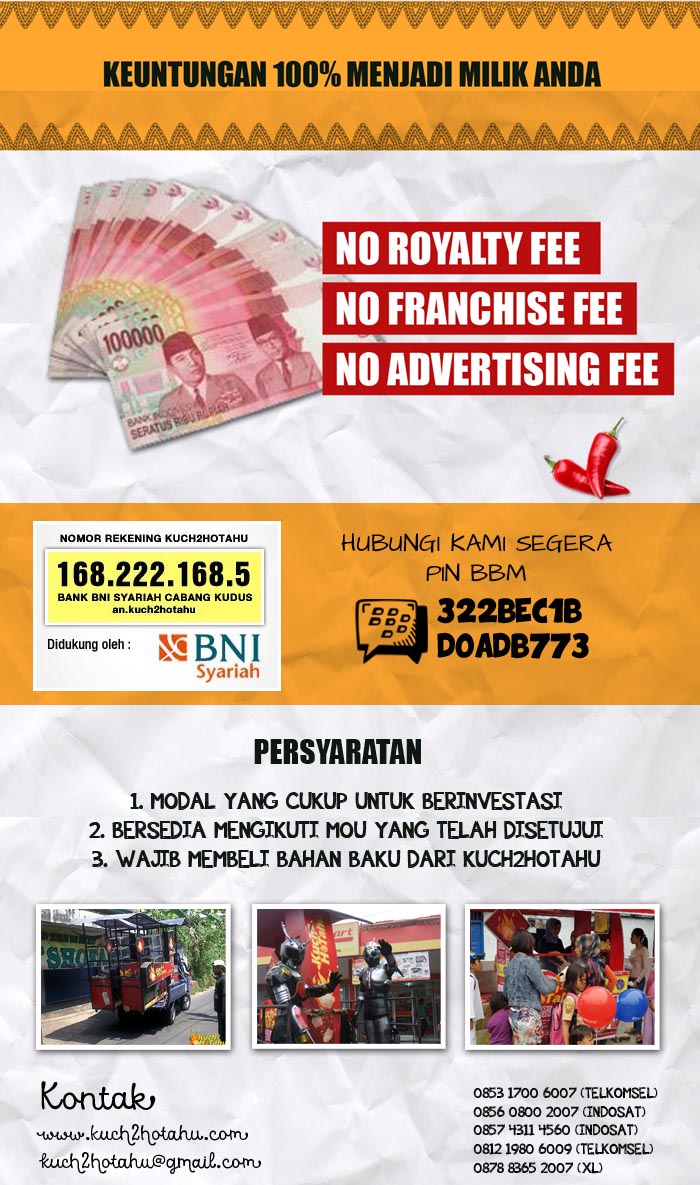 Franchise Peluang Usaha KUCH2HOTAHU