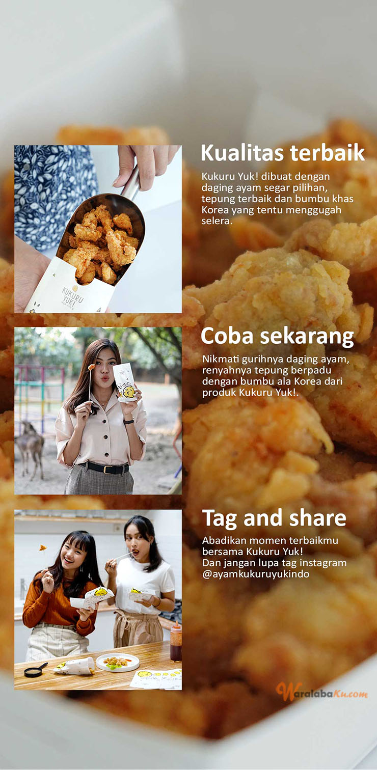 Franchise Peluang Usaha Makanan Korean Hot & Crispy Popcorn Chicken ~ KUKURU YUK!