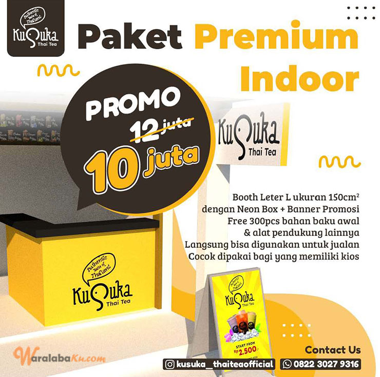 Franchise Peluang Usaha Minuman Teh | Kusuka Thai Tea
