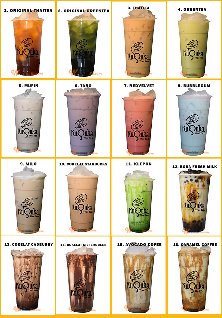 Franchise Peluang Usaha Minuman Teh | Kusuka Thai Tea