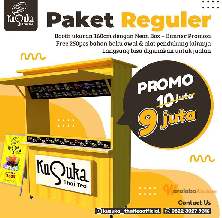 Franchise Peluang Usaha Minuman Teh | Kusuka Thai Tea