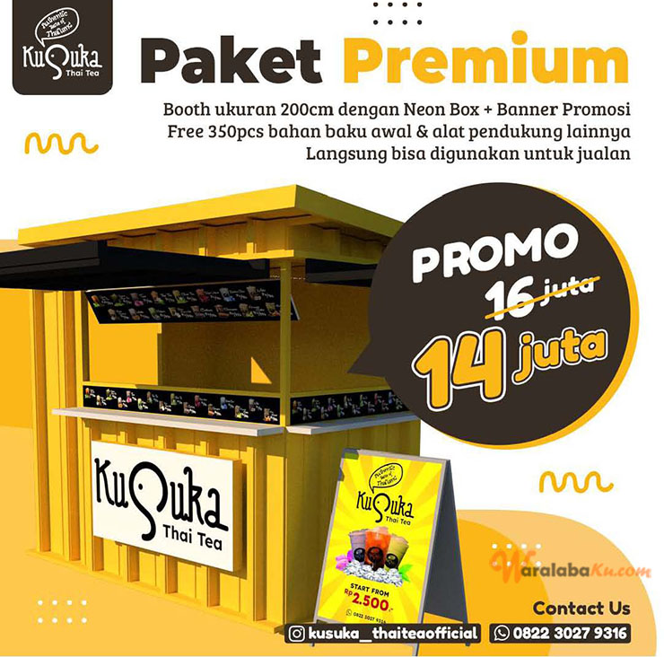 Franchise Peluang Usaha Minuman Teh | Kusuka Thai Tea