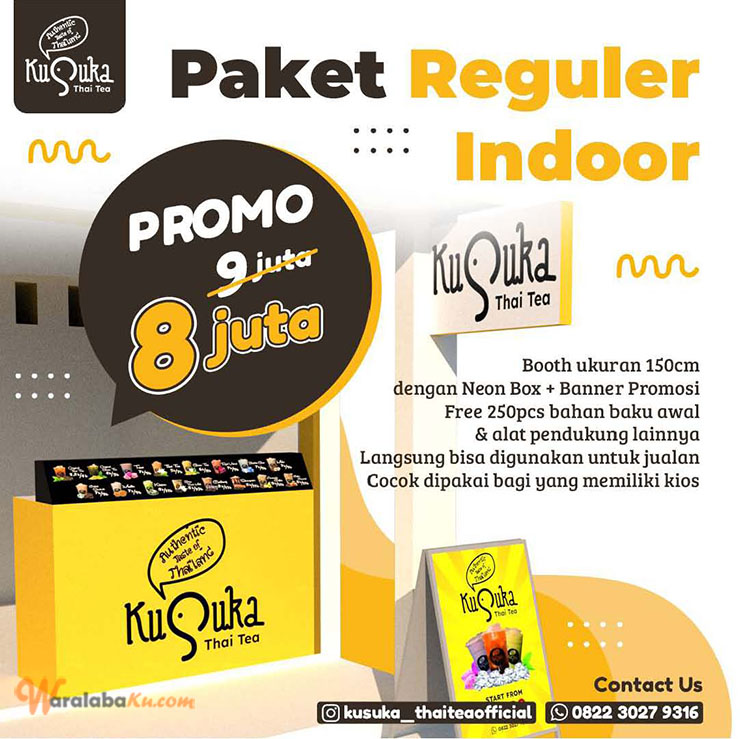 Franchise Peluang Usaha Minuman Teh | Kusuka Thai Tea