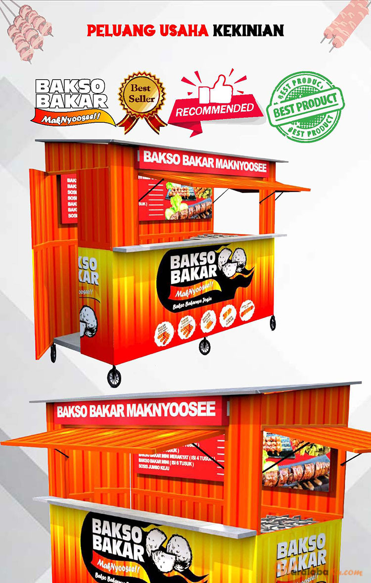 Franchise Peluang Usaha Cemilan Pedas | Bakso Bakar Maknyoosee