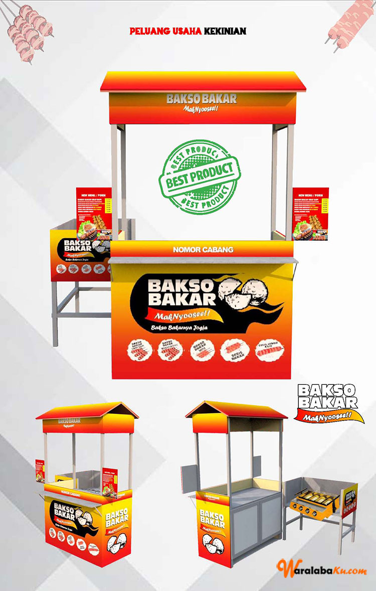 Franchise Peluang Usaha Cemilan Pedas | Bakso Bakar Maknyoosee