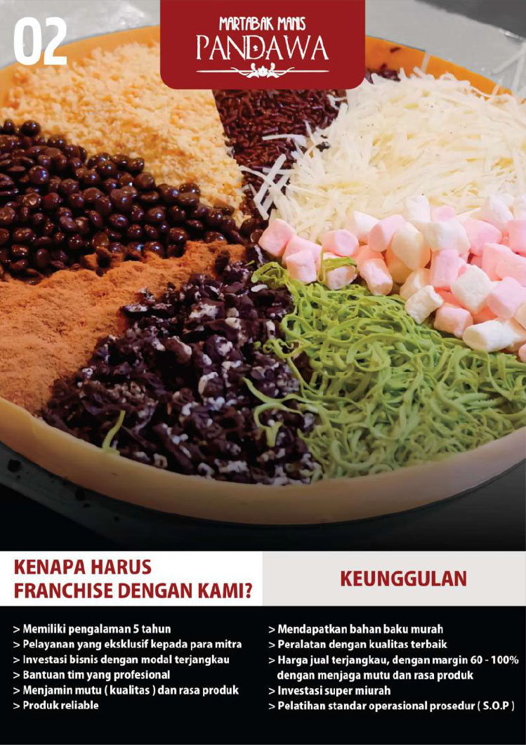 Kemitraan / Peluang Martabak Manis Premium Pandawa