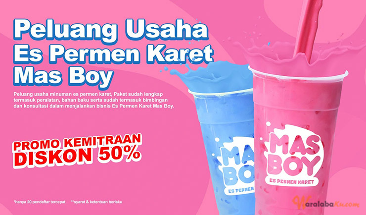 Franchise Peluang Usaha Minuman ES PERMEN KARET | Es Permen Karet MasBoy