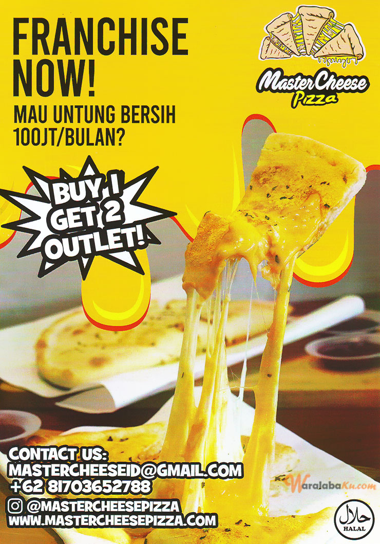 Franchise Peluang Usaha pizza Mastercheese Pizza