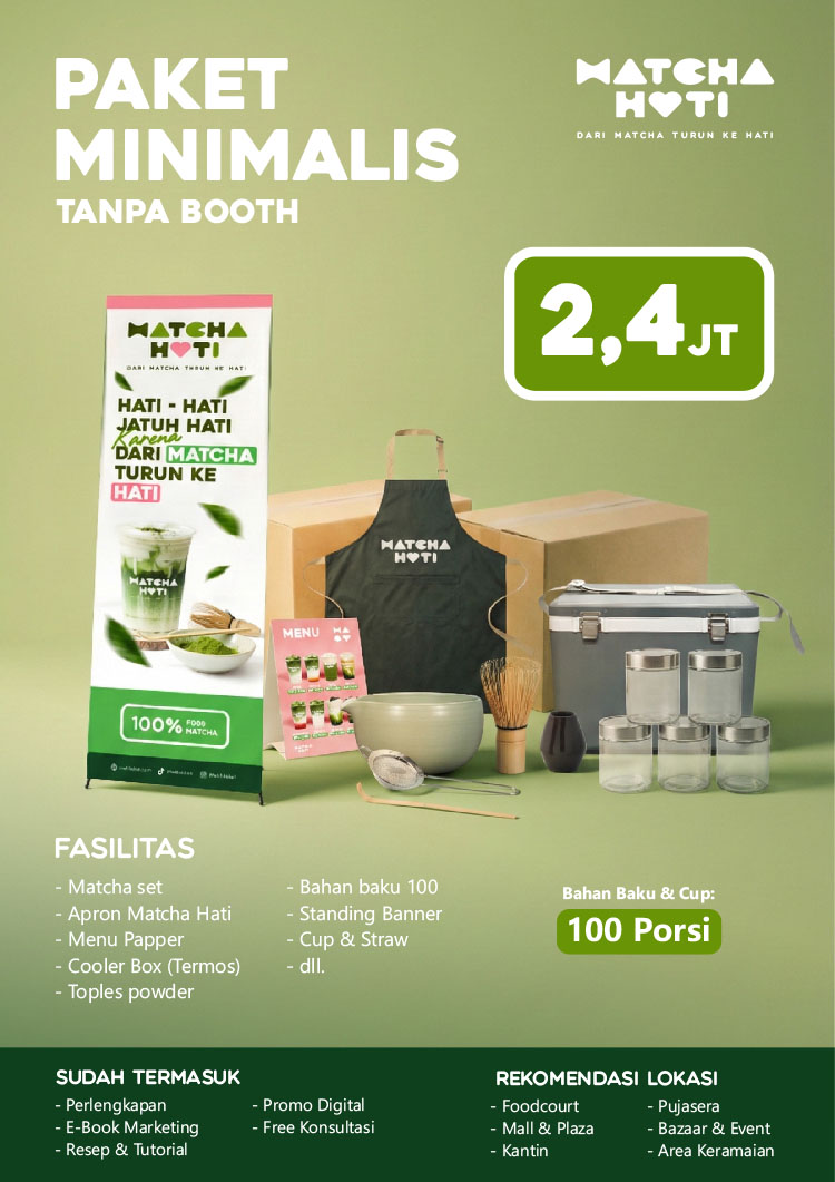 Kemitraan / Peluang Bisnis Matcha Kekinian Matcha Hati Kemitraan / Peluang Bisnis Matcha Kekinian Matcha Hati