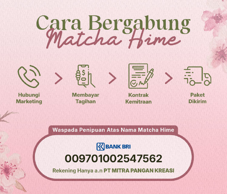 Kemitraan / Peluang Bisnis Matcha Kontainer Matcha Hime Kemitraan / Peluang Bisnis Matcha Kontainer Matcha Hime