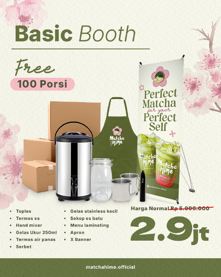 Kemitraan / Peluang Bisnis Matcha Kontainer Matcha Hime Kemitraan / Peluang Bisnis Matcha Kontainer Matcha Hime