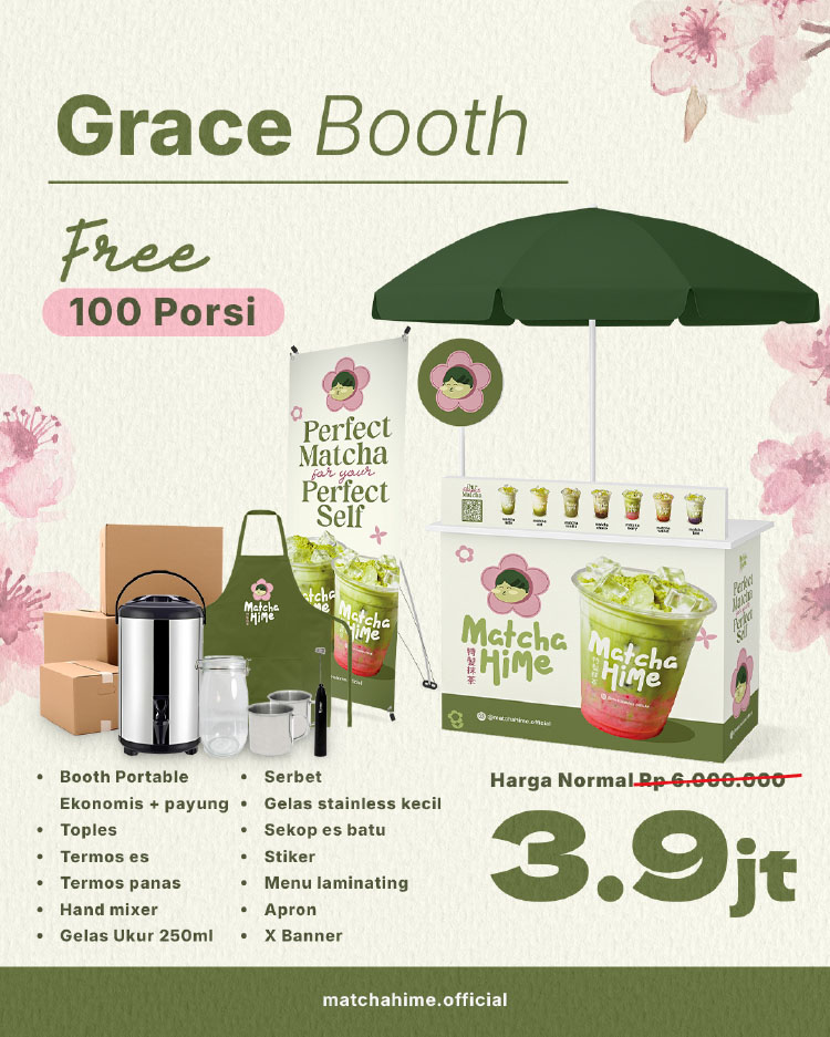 Kemitraan / Peluang Bisnis Matcha Kontainer Matcha Hime Kemitraan / Peluang Bisnis Matcha Kontainer Matcha Hime