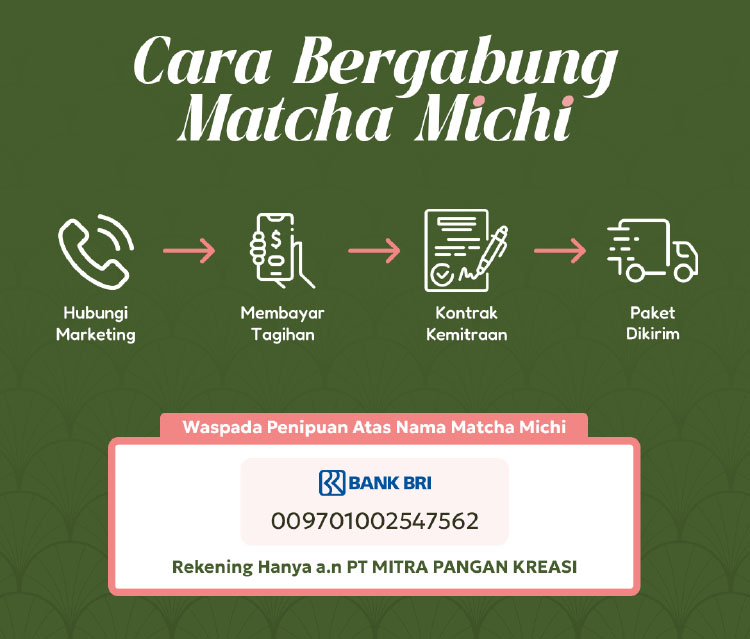 Kemitraan / Peluang Bisnis Matcha Keliling Matcha Mitchi Kemitraan / Peluang Bisnis Matcha Keliling Matcha Mitchi