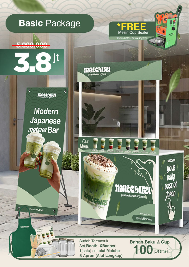 Kemitraan / Peluang Bisnis Matcha Cheese Drink Kekinian