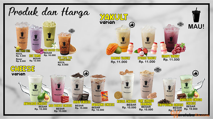 Franchise Peluang Usaha Minuman MAU! Indonesia