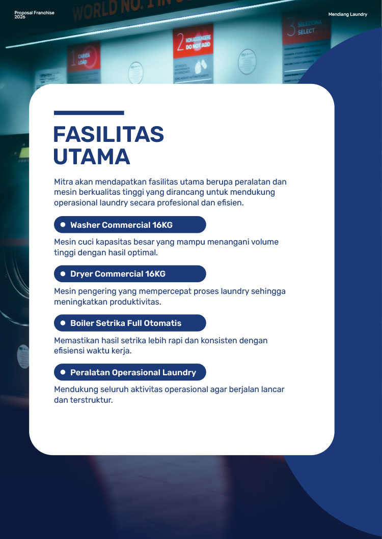 Kemitraan / Peluang Bisnis Laundry Self Service Mending Laundry Kemitraan / Peluang Bisnis Laundry Self Service Mending Laundry