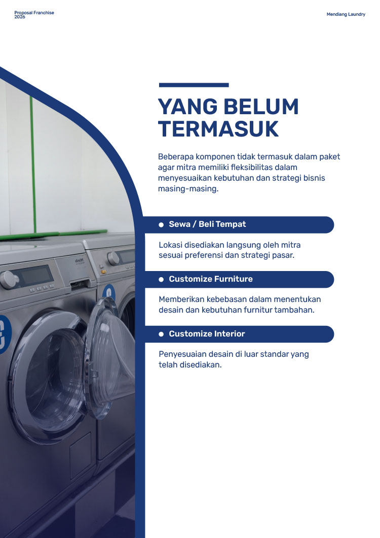 Kemitraan / Peluang Bisnis Laundry Self Service Mending Laundry Kemitraan / Peluang Bisnis Laundry Self Service Mending Laundry
