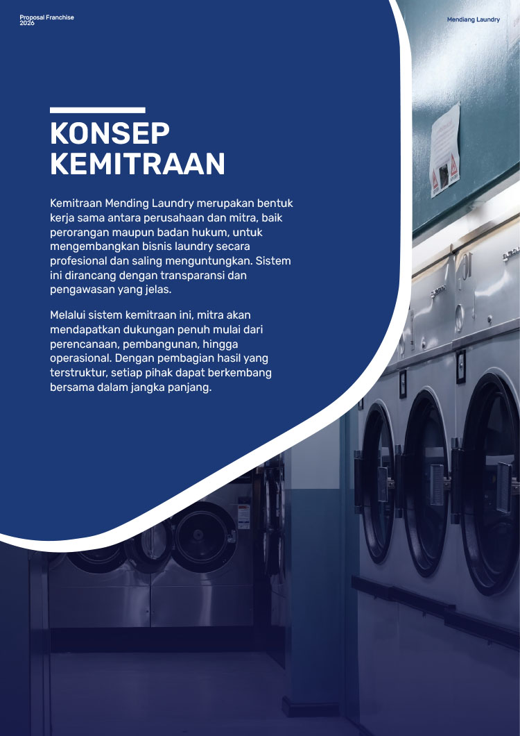 Kemitraan / Peluang Bisnis Laundry Self Service Mending Laundry Kemitraan / Peluang Bisnis Laundry Self Service Mending Laundry
