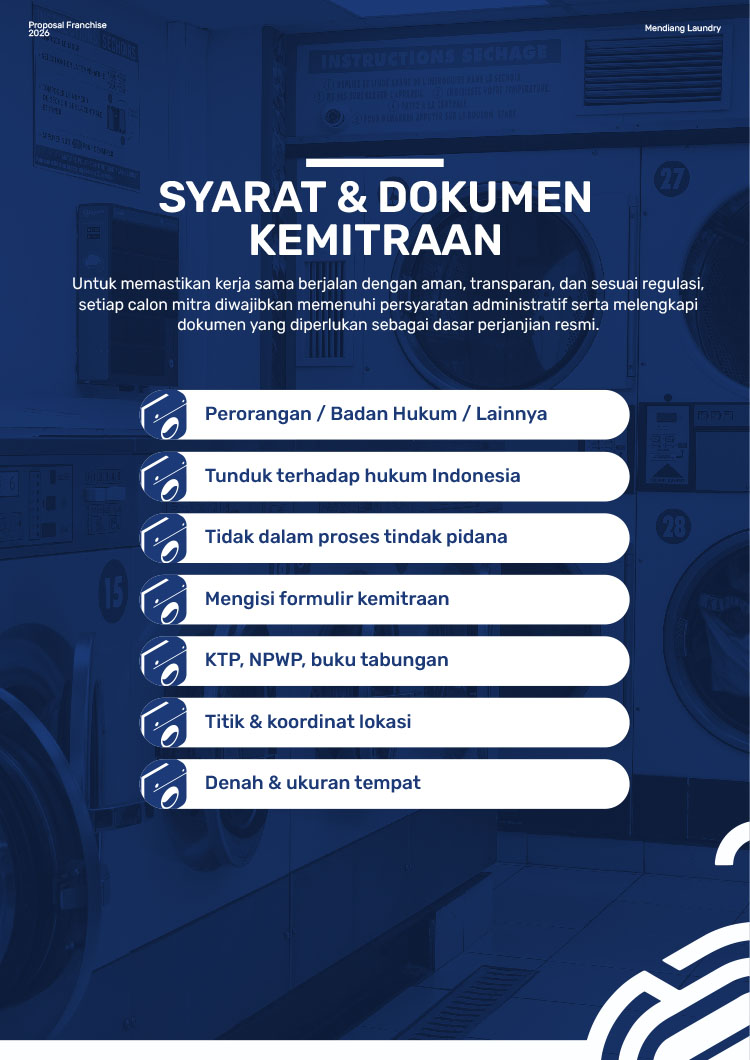 Kemitraan / Peluang Bisnis Laundry Self Service Mending Laundry Kemitraan / Peluang Bisnis Laundry Self Service Mending Laundry