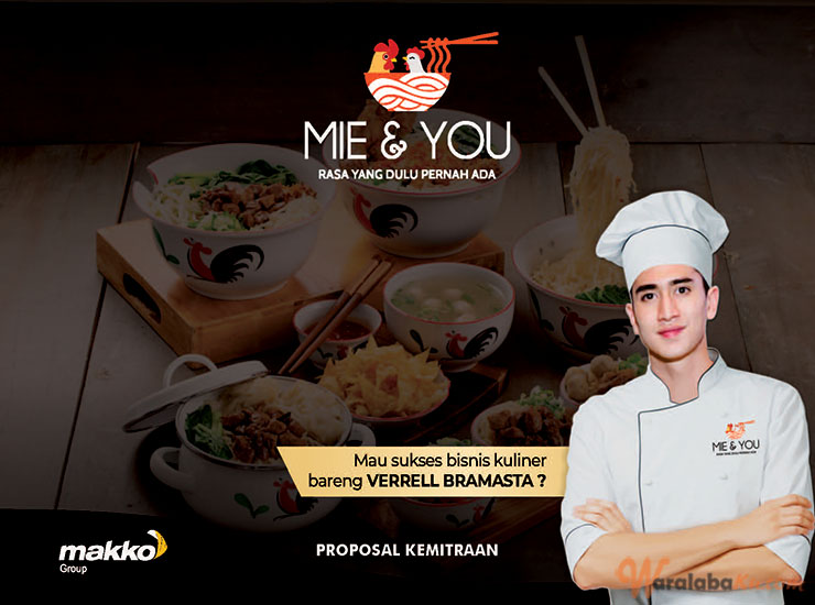 Franchise Peluang Usaha Makanan Mie & You X Verrell Bramasta