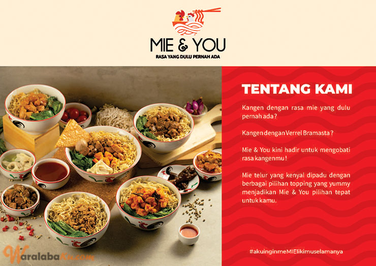 Franchise Peluang Usaha Makanan Mie & You X Verrell Bramasta