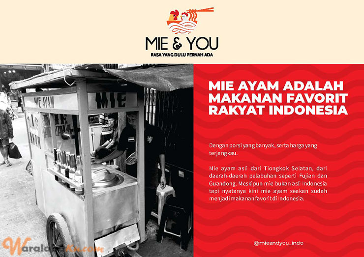 Franchise Peluang Usaha Makanan Mie & You X Verrell Bramasta