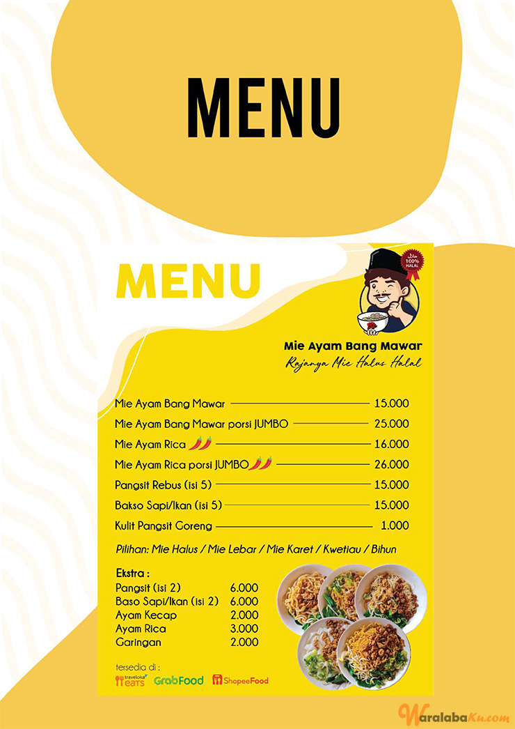 Franchise Mie Ayam Bang Mawar | Peluang Bisnis Mie Ayam - Waralaba Ku