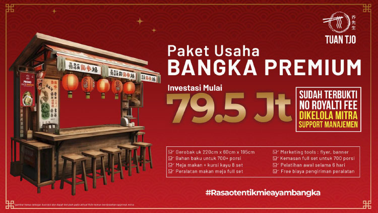 Kemitraan / Peluang Bisnis Mie Ayam Bangka Tuan Tjo