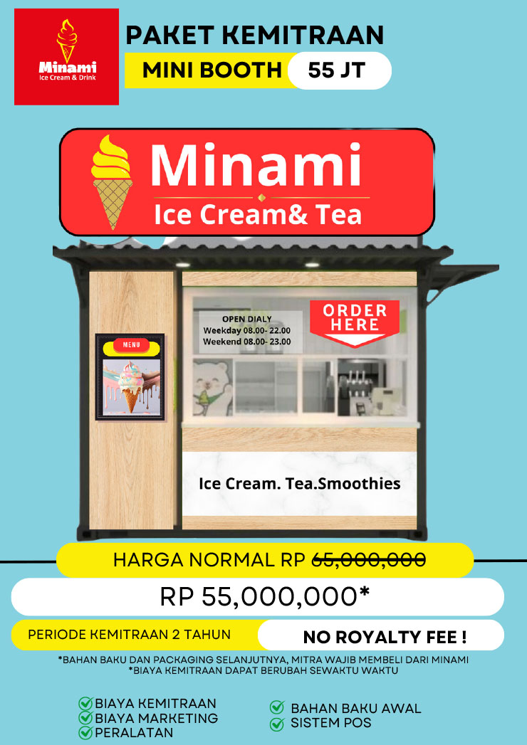 Kemitraan Peluang Bisnis Es Krim Cone Minami