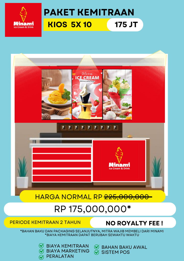 Kemitraan Peluang Bisnis Es Krim Cone Minami