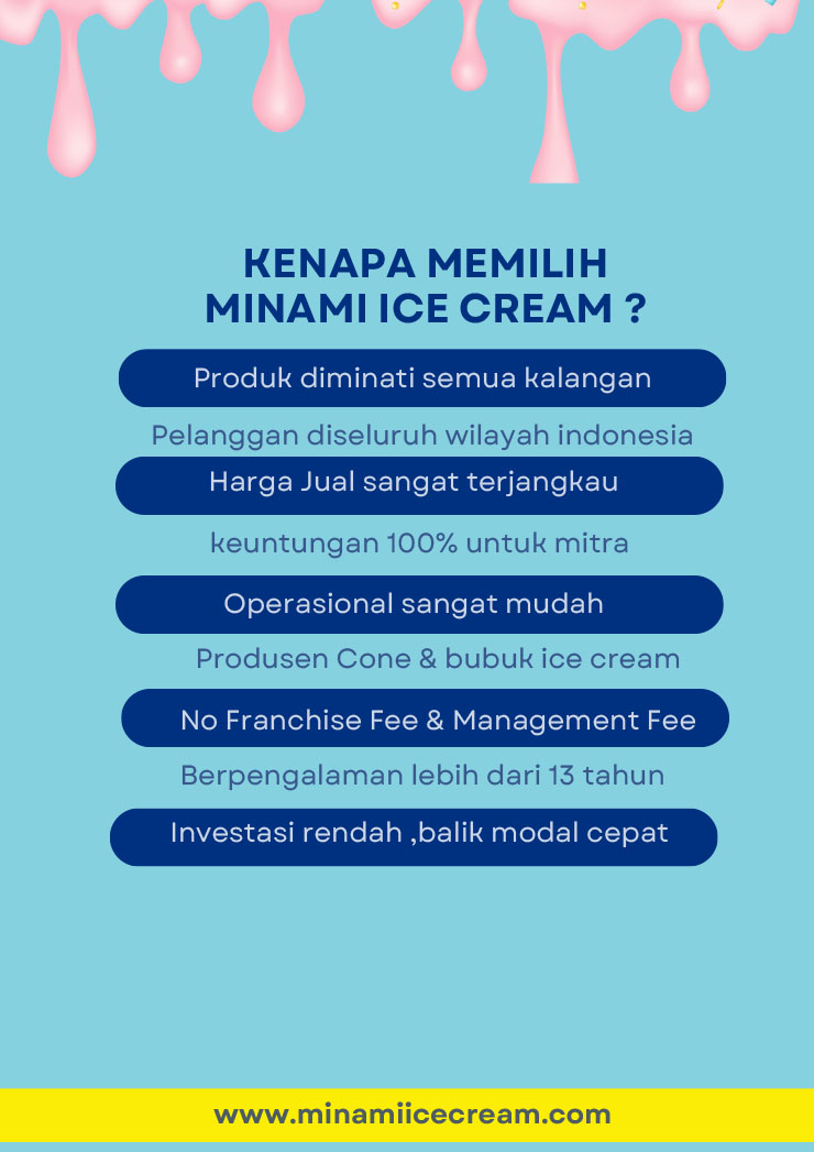 Kemitraan Peluang Bisnis Es Krim Cone Minami