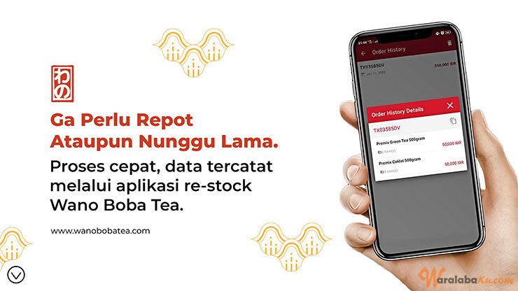 Franchise Peluang Usaha Minuman Wano Boba Tea