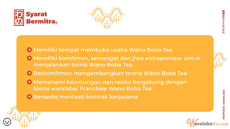 Franchise Peluang Usaha Minuman Wano Boba Tea