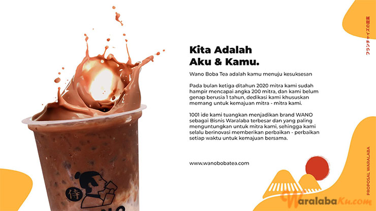 Franchise Peluang Usaha Minuman Wano Boba Tea