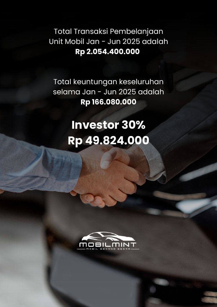Kemitraan / Peluang Bisnis Showroom Mobil Bekas Kondisi Segar Berkualitas MobilMint