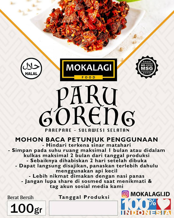 Franchise Peluang Usaha Makanan Siap Saji Paru ~ Mokalagi